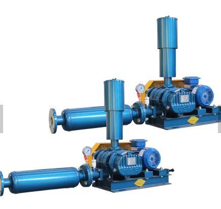 0.75kw-5.5kw Tulo ka Lobes V-Belt Roots Blower